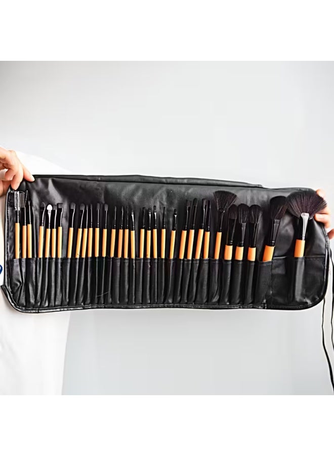 بلومنغ تايم طقم فرش مكياج للوجه مكون من 32 قطعة بيج - Image 5